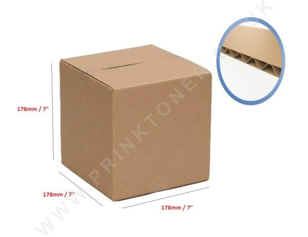 Single Wall Cardboard Boxes 178x178x178mm Single Wall Cardboard Boxes 178x178x178mm